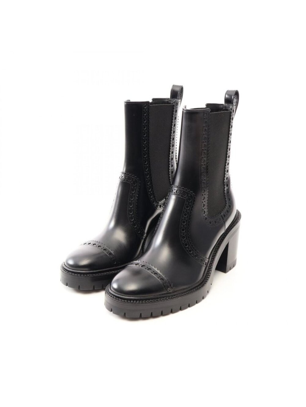 Hermes Boots Lindsay H-lift Black Leather